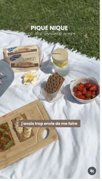 Miniature de la vidéo vidéo produit et recette pour Wasa : Trois idées de tartines Wasa conçues autour d'un pique-nique estival.