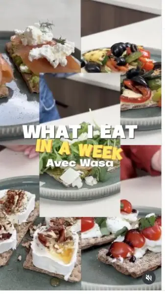 Miniature de la vidéo vidéo produit et recette pour Wasa : Cinq idées de recettes estivales réalisées avec les produits Wasa.